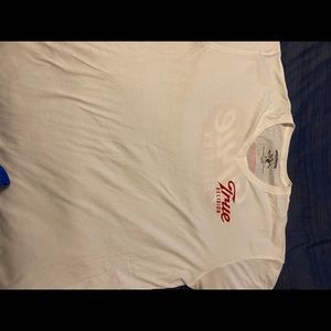 Men’s True Religion V neck tee size 3x.